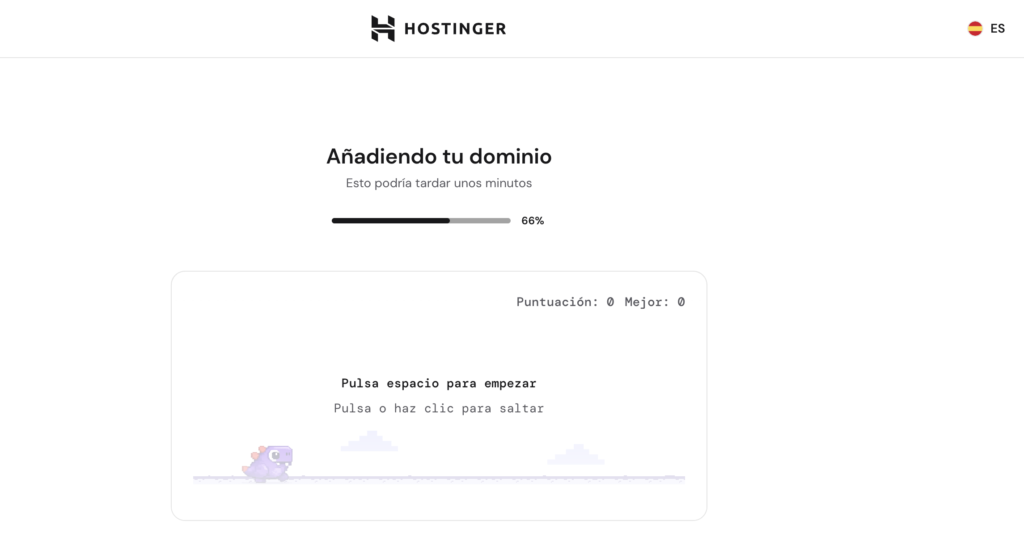 Hostinger conectando el dominio al sitio web