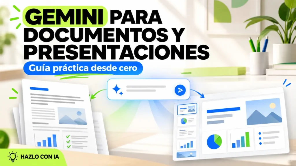 Gemini para crear documentos y presentaciones desde cero